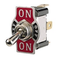 Narva 60061BL On/Off/On Metal Toggle Switch with On/Off/On Tab