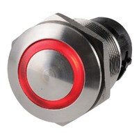 Narva 60076BL Off/On LED Push Button Switch (Red)