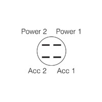 Narva 60090BL Off/On Push/Push Switch