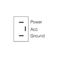 Narva 60280BL Off/On Heavy-Duty Toggle Switch With Amber Led