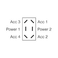 Narva 60295BL Momentary (On)/Off/Momentary (On) Waterproof Heavy-Duty Toggle Switch