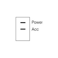 Narva 62010BL Off/On Rocker Switch