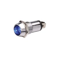 Narva 62098BL 24V Chrome Pilot Lamp with Blue LED