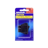 Narva 63021BL Off/On Rocker Switch With Red Led