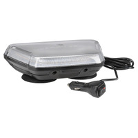 Narva 10-80V Aerotech LED Mini Light Box Amber/Clear Lens with Magnetic Mount
