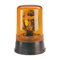 Narva 85420A Hi Optics Rotating Beacon (Amber) Flange Base 12/24 Volt
