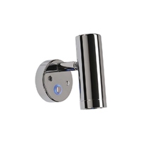Narva 10-30 Volt Chrome Interior Lamp Dimming with Switch 6000K