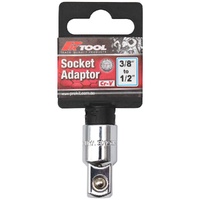 PK Tool Socket Adaptor 1/4" Dr to 3/8" Dr Cr V