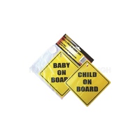 Baby Child On Board Sign Double Sided