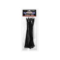 Charge Cable Ties 150mm 100Pc Black