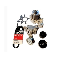 Gates Belt Component Kit for Toyota Hilux KUN16R KUN26R inc Water Pump, Tensioner and Engine Pulleys