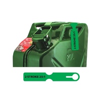 Fuel Can Tag Green 2 Stroke