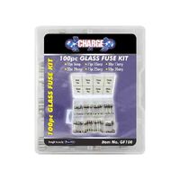 Charge Glass Fuse 100Pc Mixed