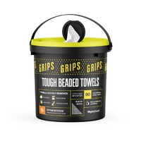 Grips To-Go Tough Beaded Citrus Scented Towels 80-Pack