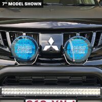 Hardkorr Covers for 7" Driving Lights (Blue) Pair