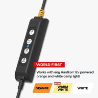 Hardkorr Push-Button Tri-Colour Dimmer for Orange/White LED Camp Lights