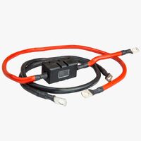Hardkorr 5AWG Inverter Cable With 80A Fuse (for use with 600W inverter)