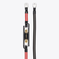 Hardkorr 000AWG Inverter Cable Kit with 350A Ans Fuse Suits 3000W Inverter (750mm Length)