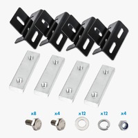 Hardkorr Mounting Brackets for Fixed Solar Panel