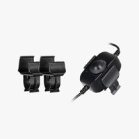 Hardkorr Pole Clips for Rotary Dimmer Switches (2 Pack)