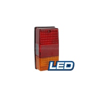 Led Trailer Lamp Red Amber Rect.