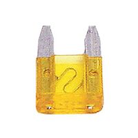 Charge Mini Blade Fuse 5Amp 100Pc Amber