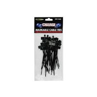 Charge Cable Tie Markable 4.8X200mm 25Pc