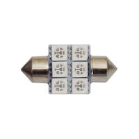 Motolite Globe 2Pc Smd Festoon 31mm 6Chips White