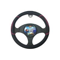 PC Covers Steering Wheel Cover Bk/Pink