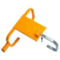 Loadmaster Wheel Clamp With Square, Wheel Nut Protection Plate