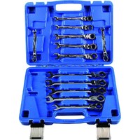 PK Tool 12-Piece Flexible Head Ratcheting Combination Spanner Set PT10189