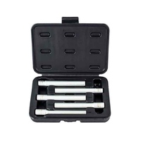 PK Tool Socket Set 3/8" 8, 10, 11, 12 & 14mm 6Pt Extra Long 120mm