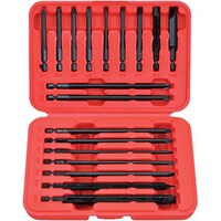 PK Tools 18 Piece Blade & Phillips Long Shaft Screwdriver Bits Set PT30300