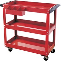 PK Tool 100kg Capacity 3 Shelf Steel Tool Trolley PT81002