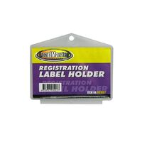 Loadmaster Rego Label Holder Plastic Rectangular
