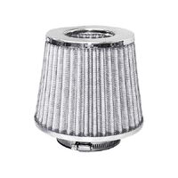 Jetco Air Filter Pod Style Chrome Top/White Filter