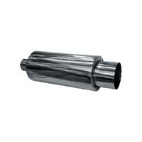 Jetco Muffler Single Outlet Stainless Steel 460mm Long, 140 Wide