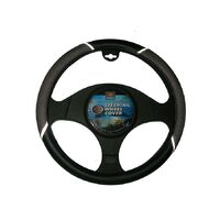 PC Covers 38cm Steering Wheel Cover Breathe Free Anti-Slip Grey