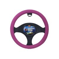 PC Covers 38cm Steering Wheel Cover Microfibre Pink