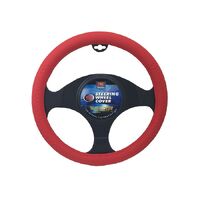 PC Covers 38cm Steering Wheel Cover Microfibre Red