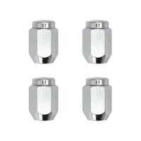 Protyre Wheel Nut Set 4 Piece Steel Wheel Chrome 1/2''