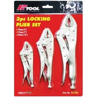 PK Tool Set of 3 Locking Vice Pliers RG7292