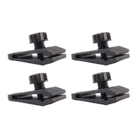 Camping Clamps 4Pc Black
