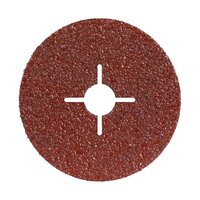 Alpha 115mm A60 Grit AlOx Resin Fibre Disc Bulk GRFA11560