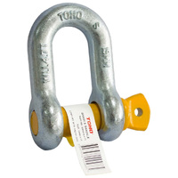 TOHO 11mm 1.5T Grade S Dee Shackles Galvanised GSSD11-1.5T