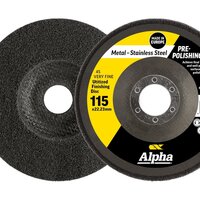 Alpha 115mm 4S Very Fine Unitized Finishing Disc Bulk GUFD115F