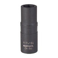 Geiger 1/2" Drive - Flip Socket - 17mm 19mm GXFS121719