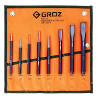 Groz KIT/8/ST Punch & Cold Chisel Set 8 Piece GZ-33000