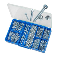 Torres 500pc Cheese Head Machine Nuts and Bolts HAK08