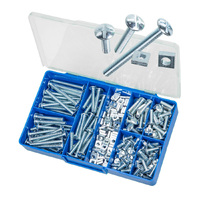 Torres 300pc Gutter Bolts and Square Pressed Nuts HAK17